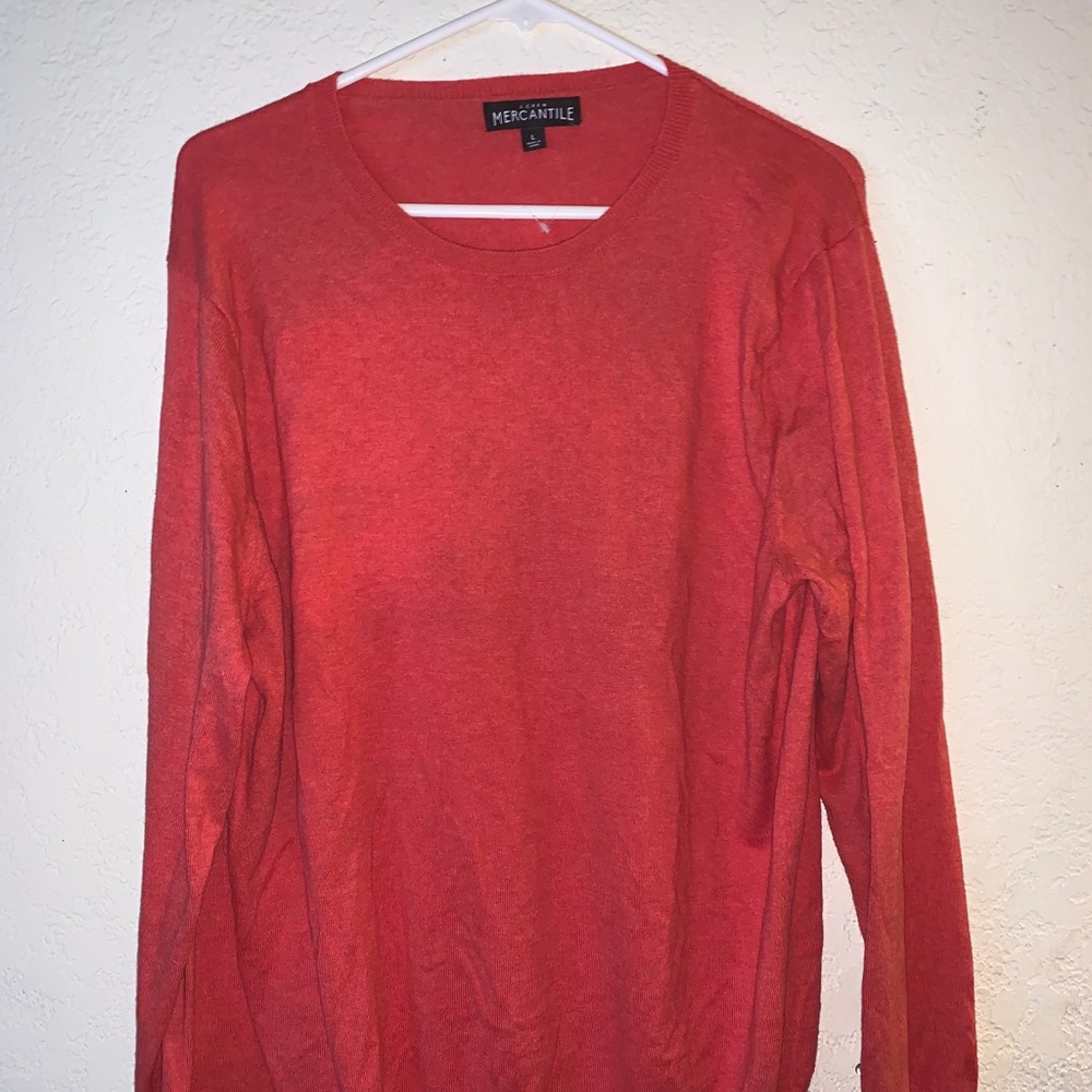 Mercantile J crew orange sweater